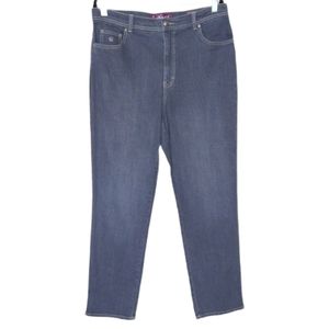 Gloria Vanderbilt Amanda Women's Size 14 Charcoal High-rise Boot Cut Jeans